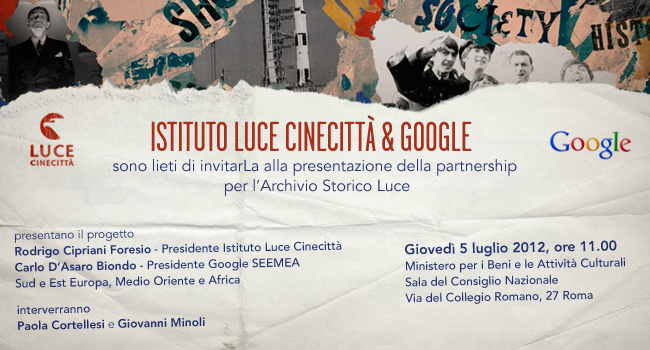 Istituto Luce Cinecittà & Google